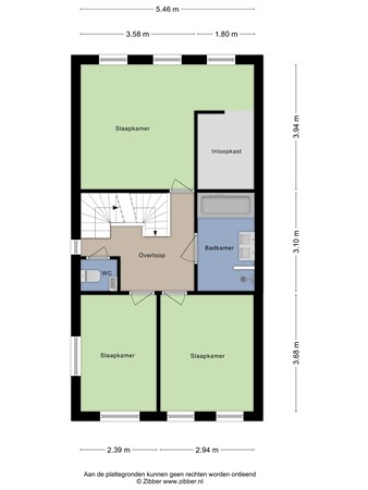 Plattegrond - Cranenburgsestraat 116b, 6561 AS Groesbeek - 180896155_1603207_crane_eerste_verdiepi_first_design_20260108_697802.jpg