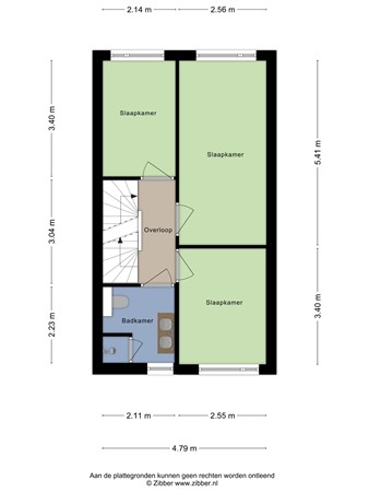 Plattegrond - Veldzicht 57, 6562 NH Groesbeek - 182041141_1628281_veldz_eerste_verdiepi_first_design_20260209_accdab.jpg