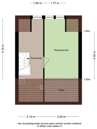 Plattegrond - Generaal Gavinstraat 314, 6562 MR Groesbeek - 183860716_1641226_gener_tweede_verdiepi_first_design_20260328_e1f5cb.jpg