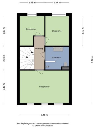 Plattegrond - Tolhuis 2744, 6537 MN Nijmegen - 184029445_1642447_tolhu_1e_verdieping_first_design_20260402_eb5cc7.jpg