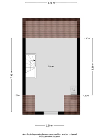 Plattegrond - Tolhuis 2744, 6537 MN Nijmegen - 184029445_1642447_tolhu_2e_verdieping_first_design_20260402_fa8ad7.jpg