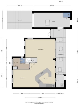 Plattegrond - Oudebaan 48, 6596 DG Milsbeek - 186655630_1661571_oudeb_begane_grond_first_design_20260609_df9d84.jpg