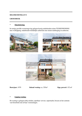 Brochure - INFO Helfrichstraat 8.pdf - Helfrichstraat 8, 6562 WV Groesbeek