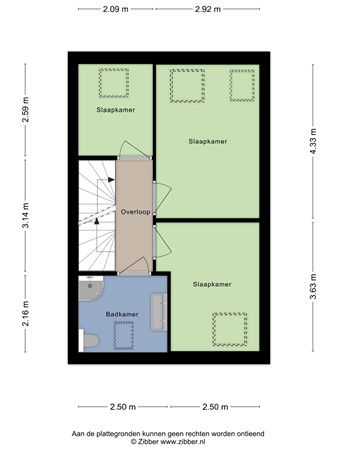 Plattegrond - Bezembinder 17, 6562 JL Groesbeek - 188612986_1678882_bezem_eerste_verdiepi_first_design_20260820_291537.jpg