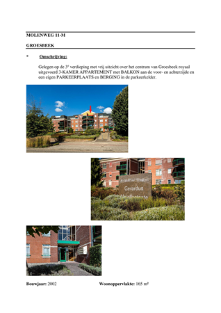 Brochure - Brochure Molenweg 11M.pdf - Molenweg 11M, 6561 AG Groesbeek