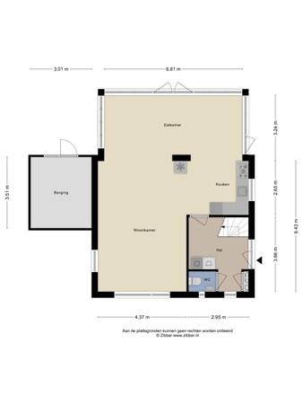 Plattegrond - Van de Veldeweg 85, 6562 WE Groesbeek - 189627031_1687142_van_d_begane_grond_first_design_20260916_8f4cbd.jpg