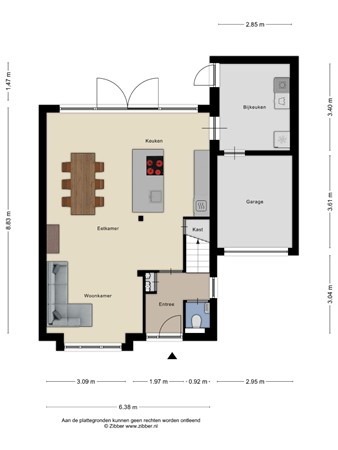 Floorplan - Hondsberg 14, 5508 EE Veldhoven