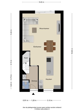 Floorplan - Waterlinie 93, 5658 NB Eindhoven