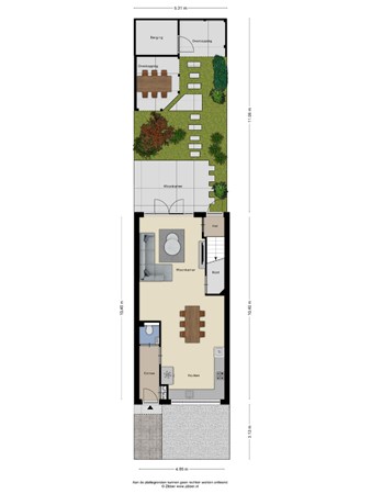 Floorplan - Regenboogven 55, 5508 RK Veldhoven