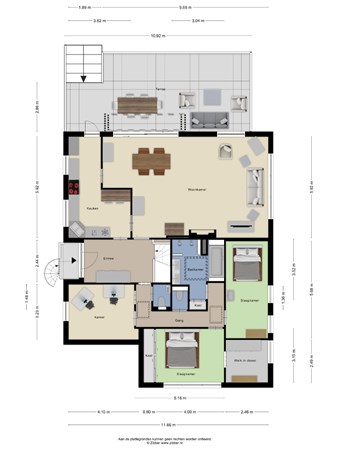 Floorplan - Kapteijnlaan 28, 5505 AZ Veldhoven