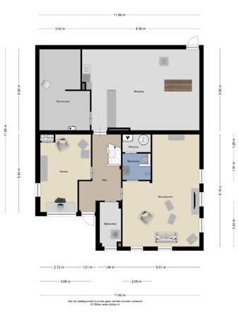 Floorplan - Kapteijnlaan 28, 5505 AZ Veldhoven