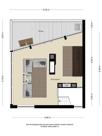 Floorplan - Grasduiker 19, 5658EH Eindhoven