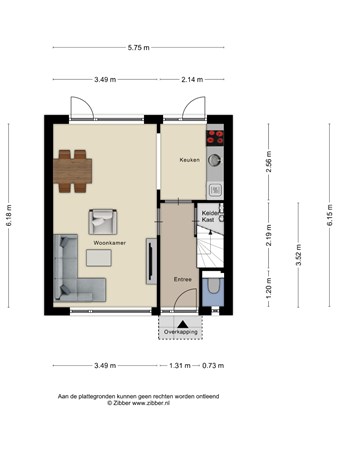 Floorplan - Westenbergstraat 16, 5652 VR Eindhoven