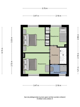 Floorplan - Westenbergstraat 16, 5652 VR Eindhoven