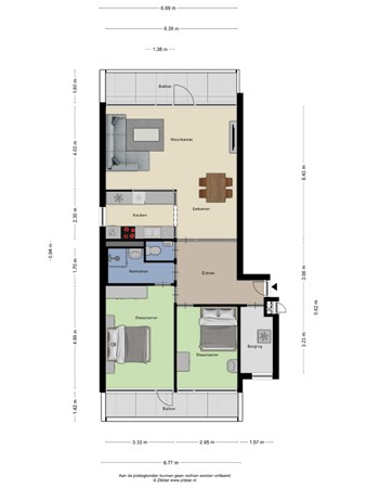 Floorplan - Bomanshof 241, 5611 NR Eindhoven