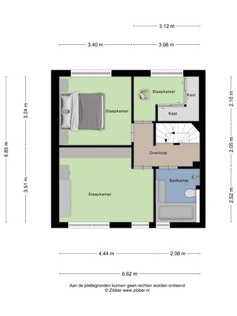 Floorplan - Mark 16, 5504 MJ Veldhoven