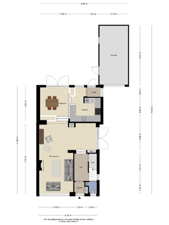 Floorplan - De Sitterlaan 82, 5505 AE Veldhoven