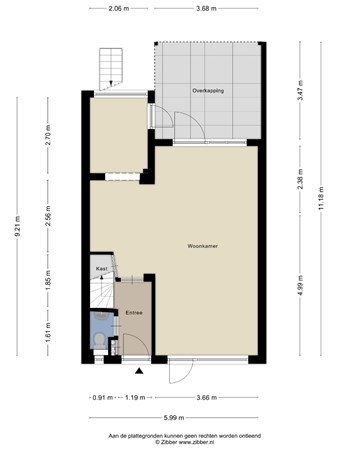 Floorplan - Burgemeester van Hooffln 163, 5503 BL Veldhoven