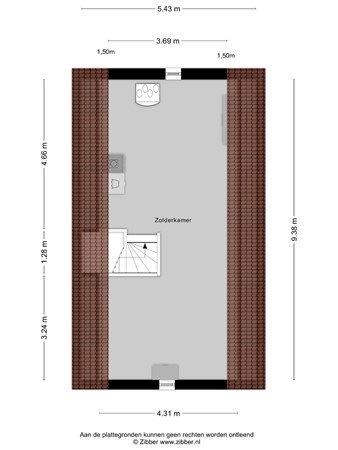 Floorplan - De Brink 4, 5505KM Veldhoven