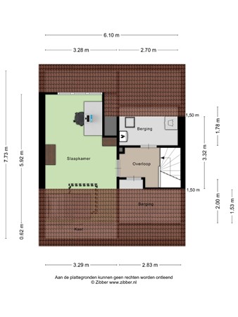 Floorplan - Drentelaan 10, 5691 KT Son en Breugel
