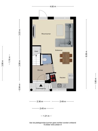 Floorplan - Dieze 11, 5504 MD Veldhoven