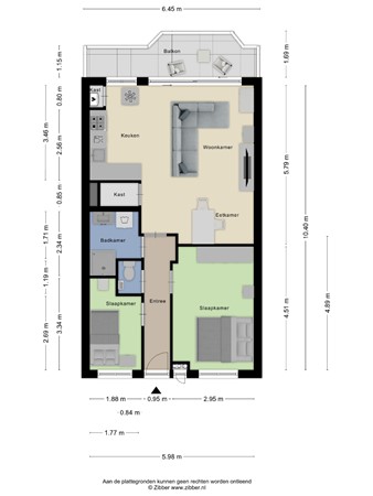 Floorplan - Boschdijk 239a, 5612 HC Eindhoven