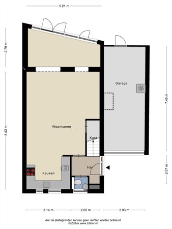 Floorplan - Winston Churchilllaan 53, 5623 KW Eindhoven