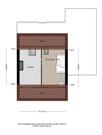 Floorplan - Winston Churchilllaan 53, 5623 KW Eindhoven