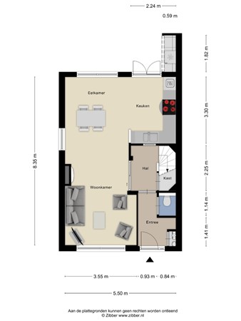 Floorplan - De Voorde 11, 5504TG Veldhoven