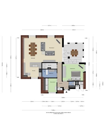 Floorplan - Kromstraat 25D, 5504BA Veldhoven