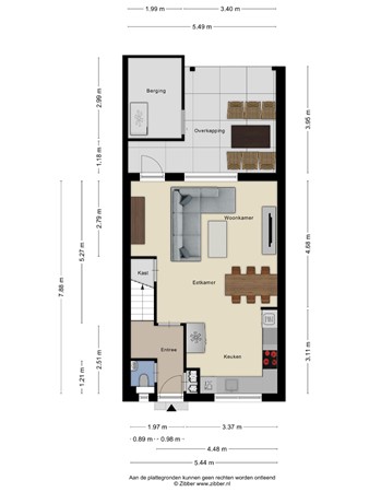 Floorplan - Scheerderhof 53, 5709GR Helmond