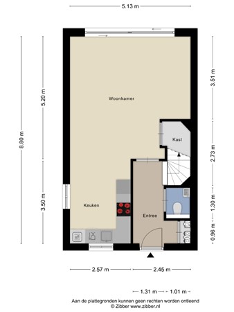 Floorplan - De Huysacker 33, 5505 KA Veldhoven