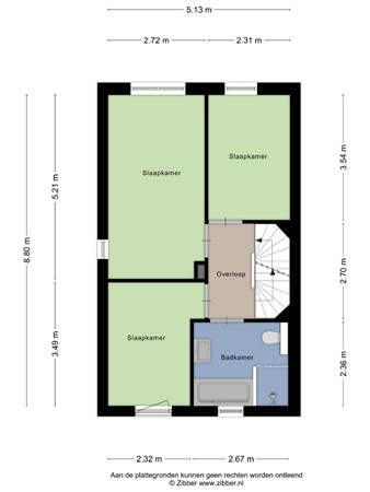 Floorplan - De Huysacker 33, 5505 KA Veldhoven