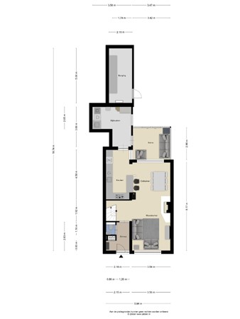 Floorplan - Udinestraat 3, 5632 RT Eindhoven