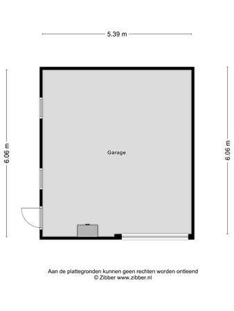 Floorplan - Blaarthemseweg 61, 5502JS Veldhoven
