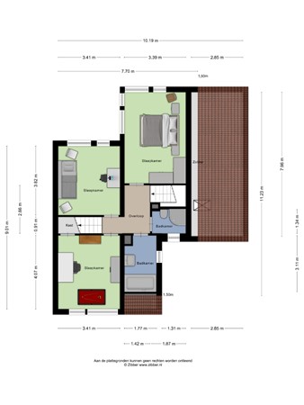 Floorplan - Kloosterhof 9, 5504 HR Veldhoven