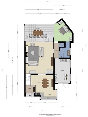 Floorplan - Smitseind 5, 5525 AN Duizel