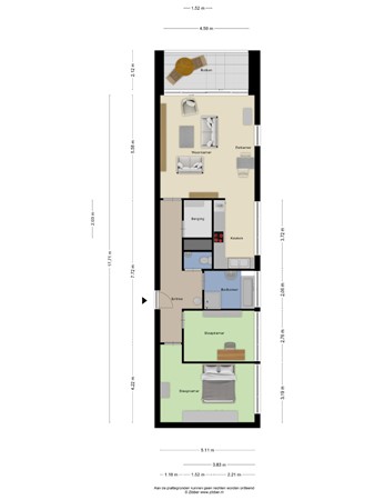 Floorplan - Grasbaan 128, 5658 ER Eindhoven