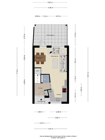 Floorplan - Donge 27, 5504MG Veldhoven