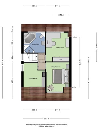 Floorplan - De Koolhof 14, 5502 RH Veldhoven