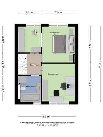 Floorplan - De Schimmerik 4, 5503 PM Veldhoven