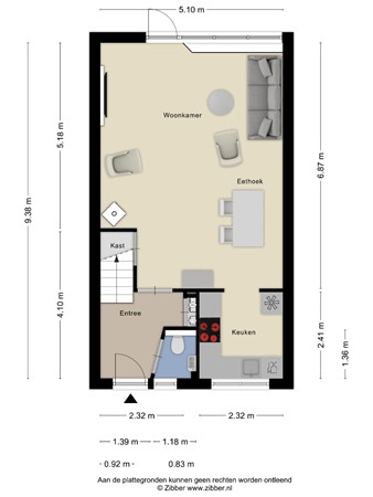 Floorplan - Dieze 32, 5504 MD Veldhoven