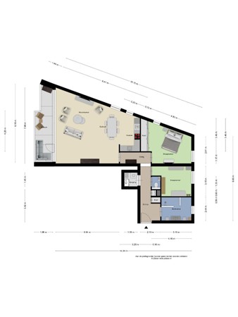 Floorplan - Meerzand 70, 5658 LJ Eindhoven