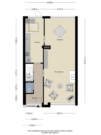 Floorplan - Planetenlaan 135, 5505NM Veldhoven