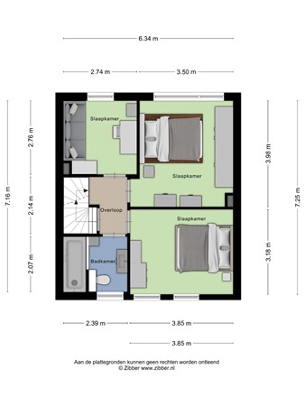 Floorplan - Ganzetongstraat 20, 5552NA Valkenswaard