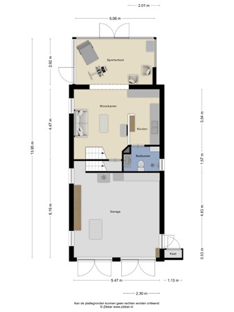Floorplan - Maaij 9, 5571 TT Bergeijk