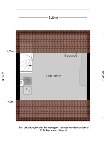 Floorplan - Kabouterberg 16, 5508 HE Veldhoven