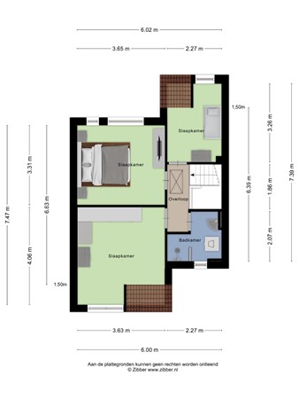 Floorplan - Berg 89, 5508 AS Veldhoven