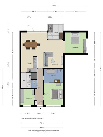 Floorplan - Mira 5, 5505 AR Veldhoven