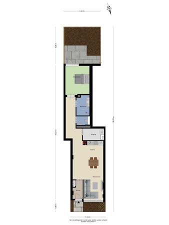 Floorplan - Bredalaan 57B, 5652 JB Eindhoven